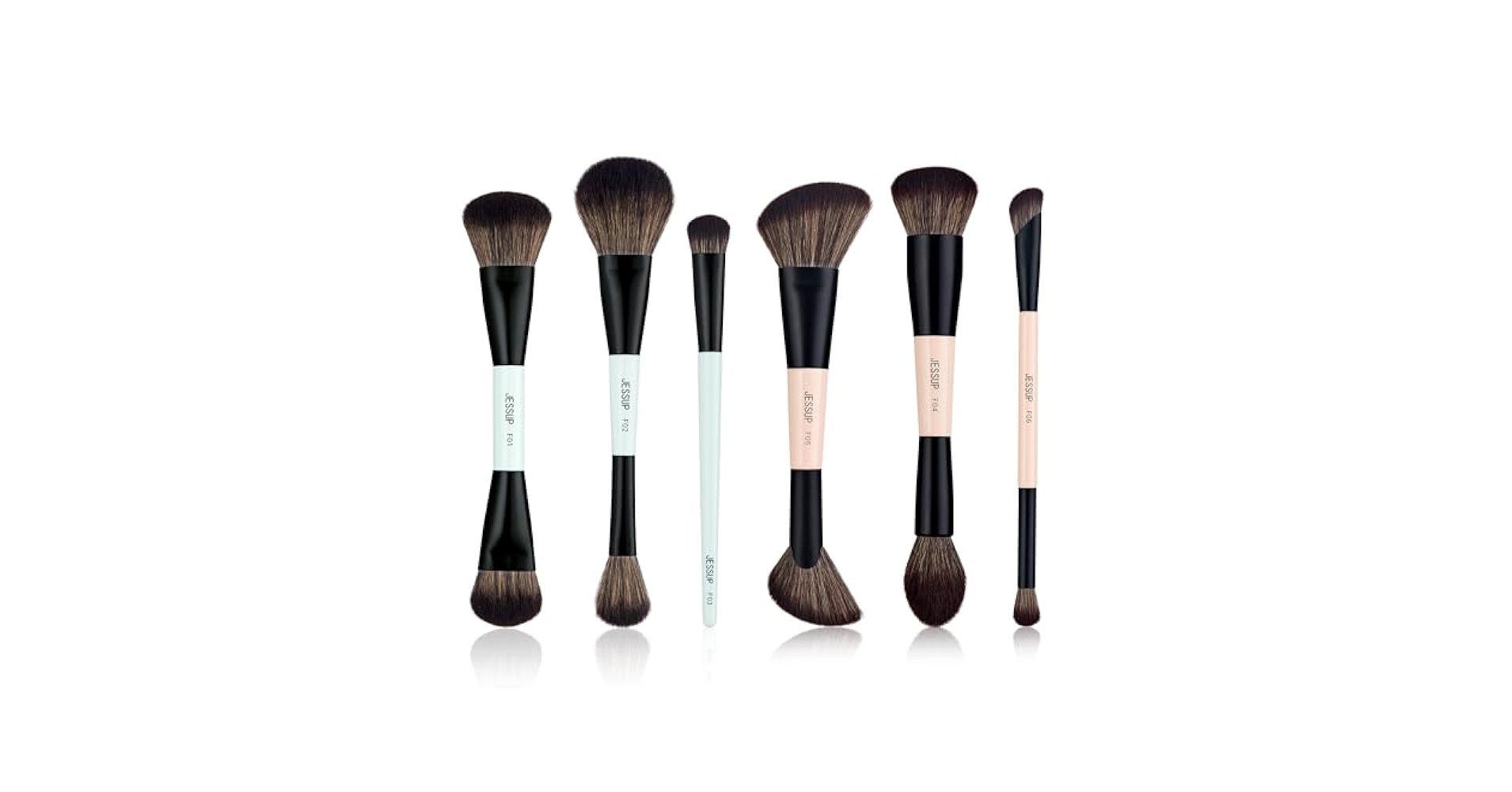 Amazon.com: Jessup Face Double Sided Makeup Brushes Set T503